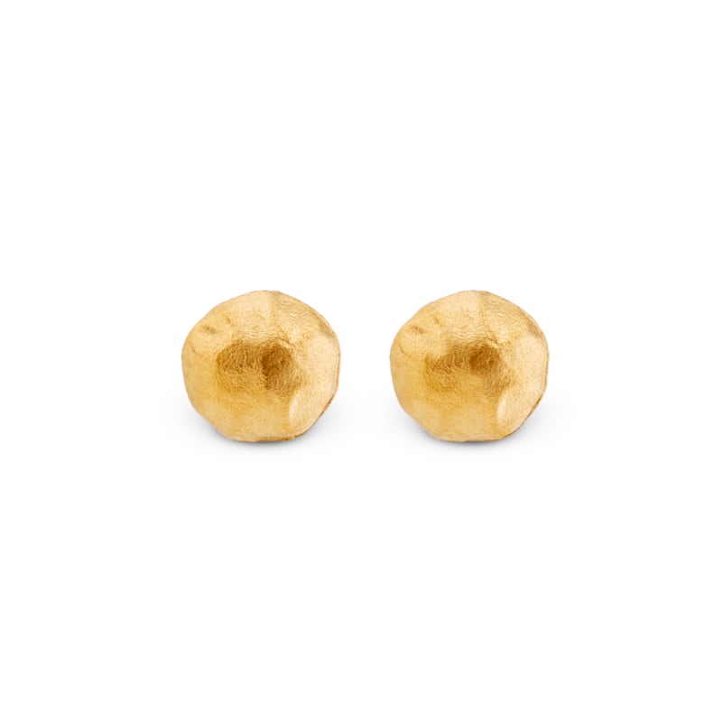 Thumbnail of Gold Circle Stud Earrings image