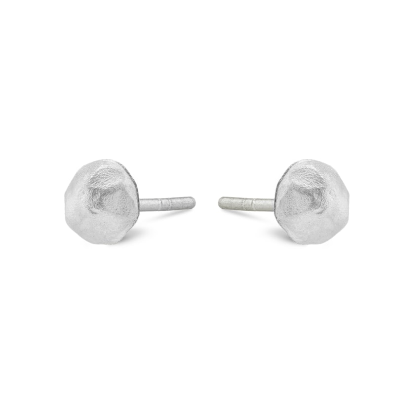 Thumbnail of Silver Circle Stud Earrings image
