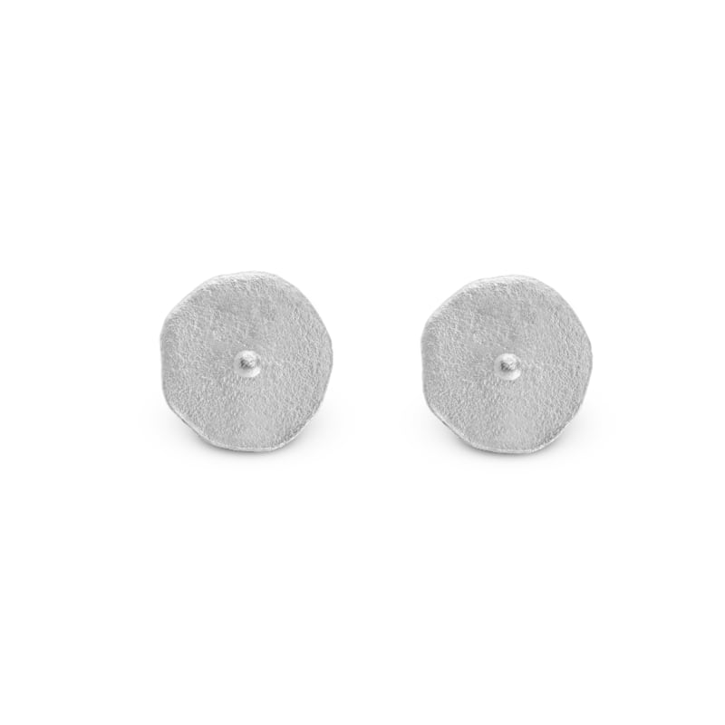 Thumbnail of Silver Circle Stud Earrings image