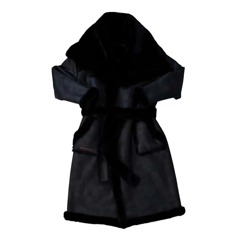 Thumbnail of Circular Path X Wren + Glory - Maxi Faux Fur & Vegan Leather Reversible Coat image