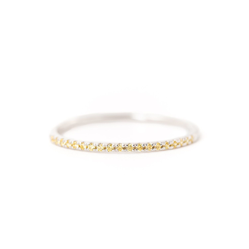 Thumbnail of Citrine Birthstone Band Ring image