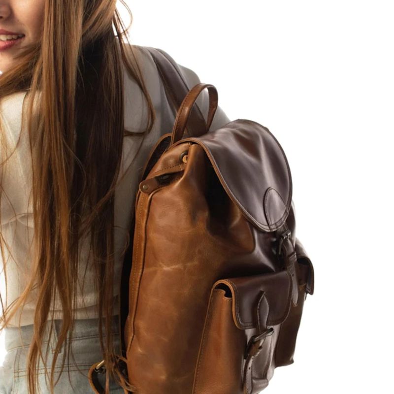 Thumbnail of City Handmade Leather Backpack image