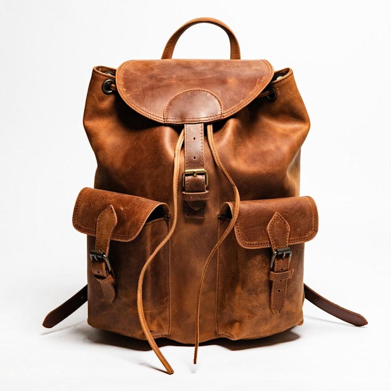 Thumbnail of City Handmade Leather Backpack image