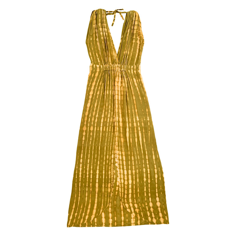 Thumbnail of Clara Maxi Slip Dress In Lemongrass image