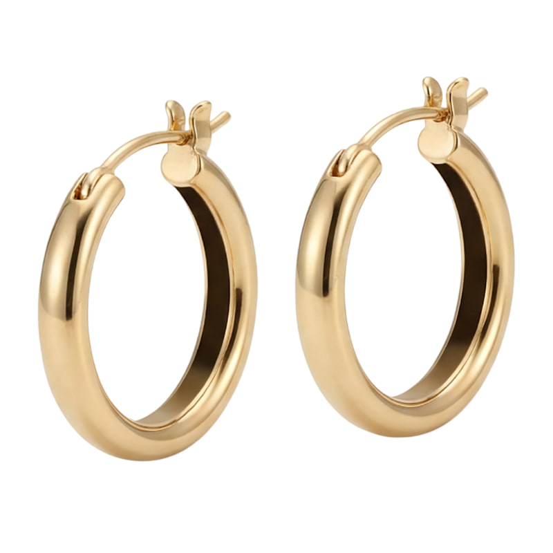 Thumbnail of Classic Huggie Hoops In Small image