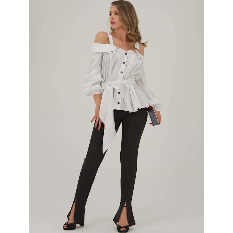 Thumbnail of Classic Innovation Poplin Off-Shoulder Shirt image