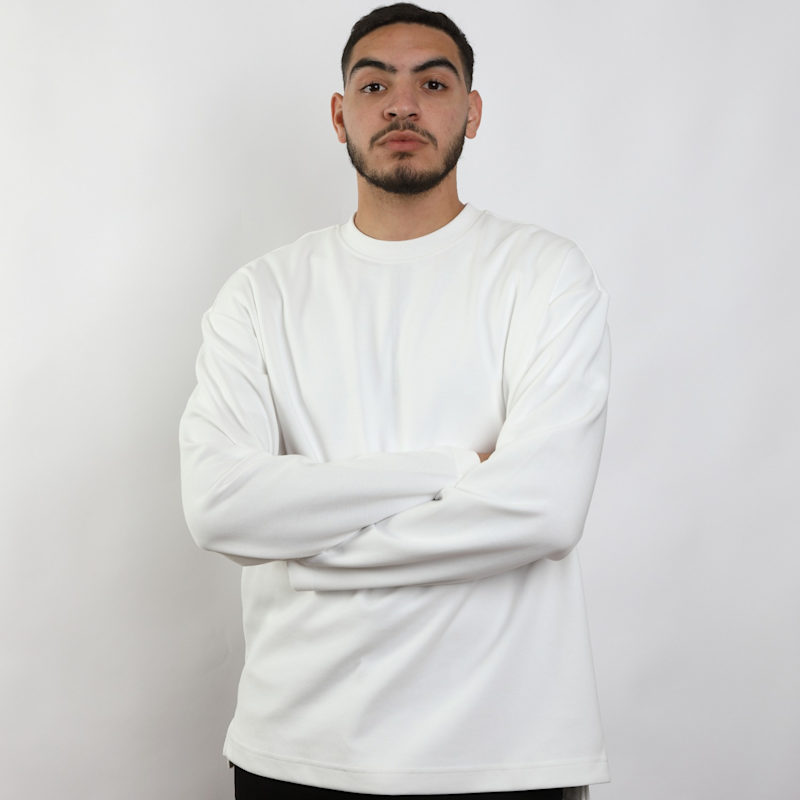 Thumbnail of Classic Men's Crewneck Sweater - White image
