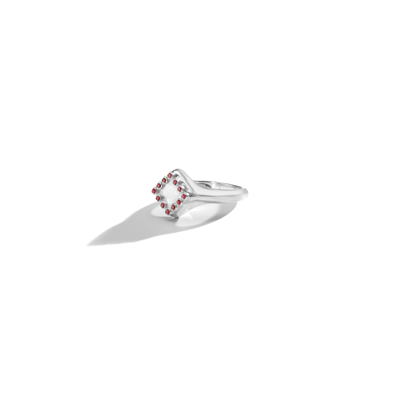 Thumbnail of Classic Signet Ring / Ruby image