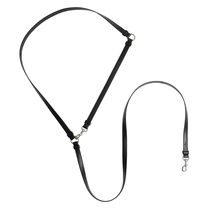 Thumbnail of Classy Dog Leash Adjustable Black - Silver image
