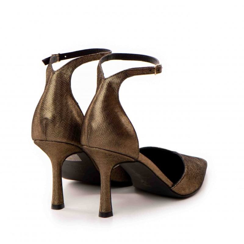 Thumbnail of Classy Pumps In Bronze Leather image