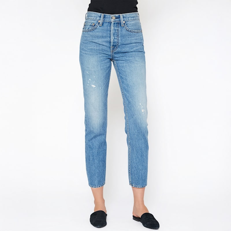 Thumbnail of Claude High Rise Straight Crop Jeans In Grand image