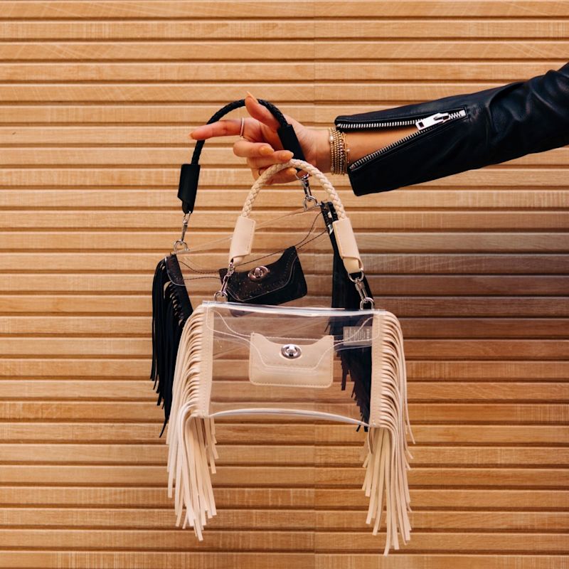 Thumbnail of Clear Fringe Crossbody image