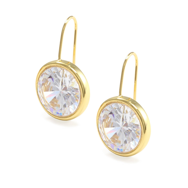 Clear Parsons Earring by Hye Jane Jewelry