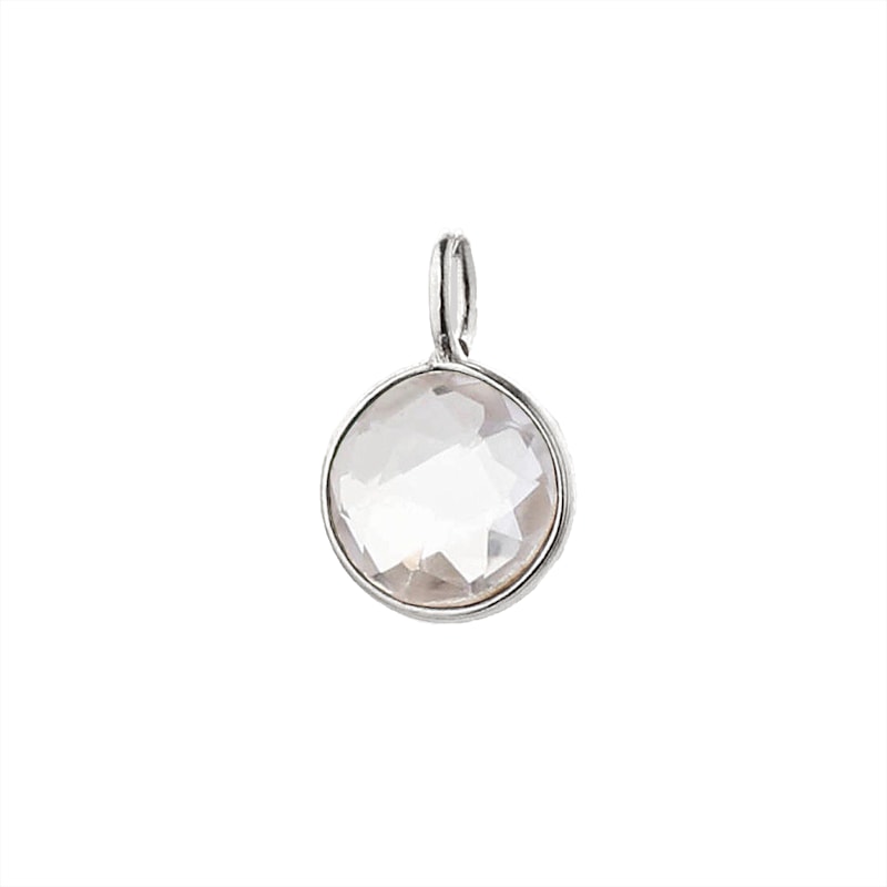 Thumbnail of Clear Quartz Power Stone - Silver image