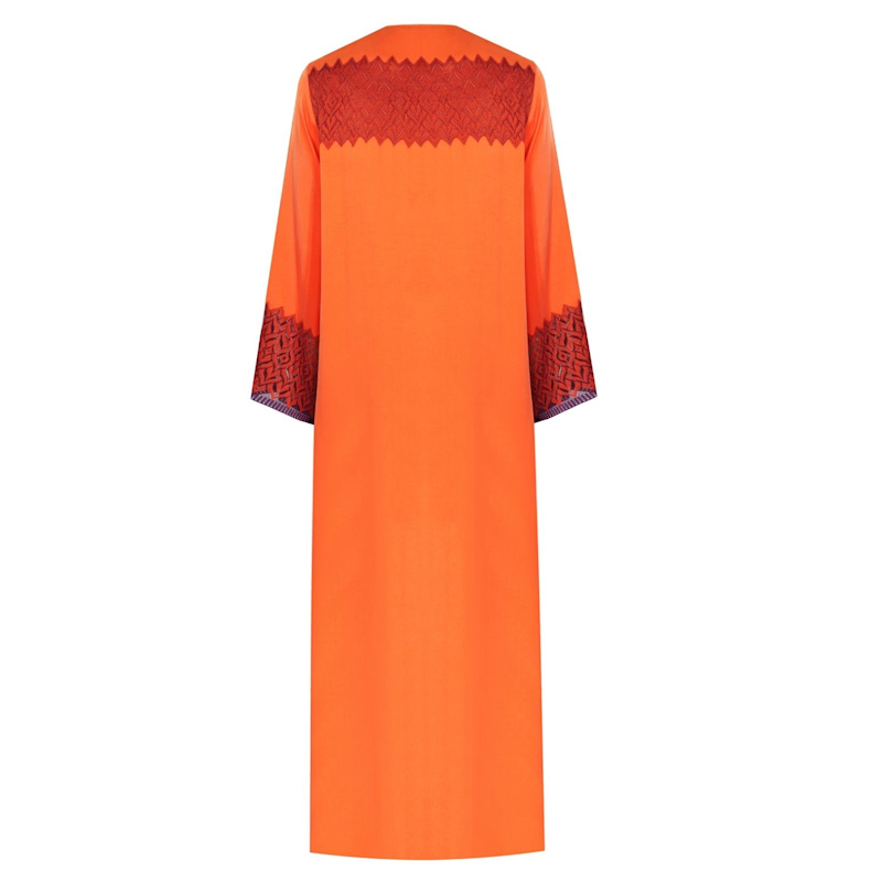 Thumbnail of Clementine Silk Zippered Dress Orange image