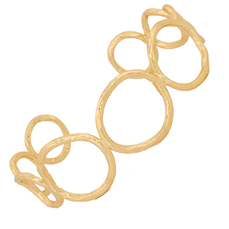 Thumbnail of Cleopatra Golden Cuff Bracelet - Gold image