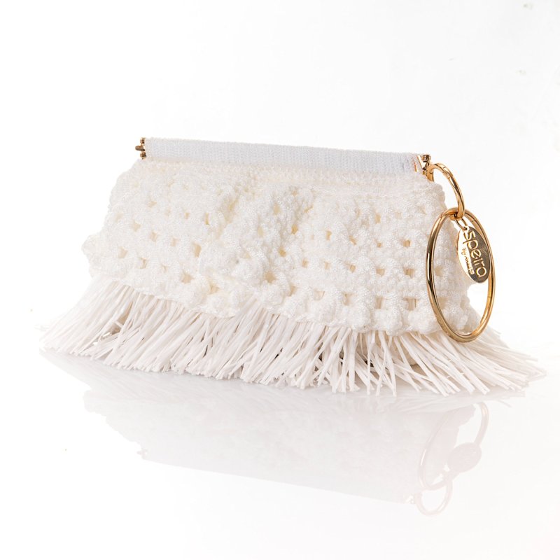 Thumbnail of Clutch Frou Frou White image