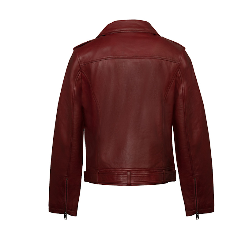 Thumbnail of Red Ale Biker Leather Jacket image