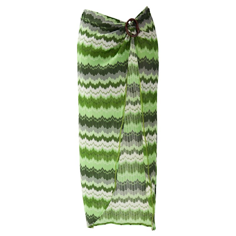 Thumbnail of Coastal Forests Broderie Beach Sarong image