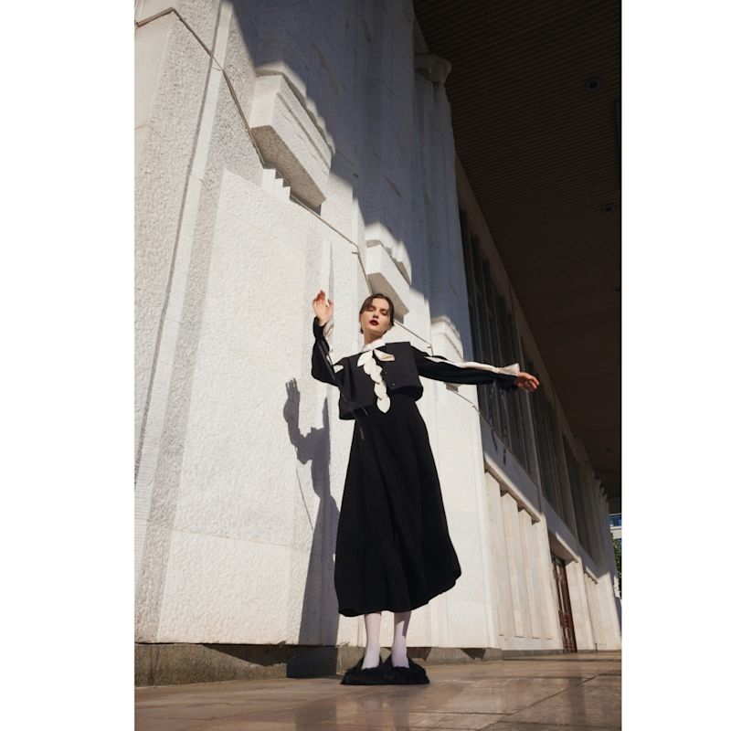 Thumbnail of Cocktail Ankle-Length Dress – Black image