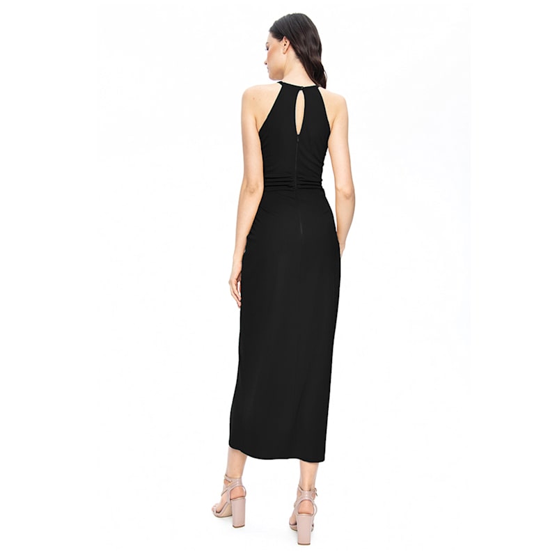 Thumbnail of Cocktail Draped Dress Black image