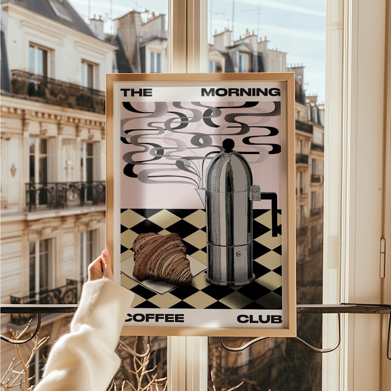 Thumbnail of Coffee Club Art Print - S image