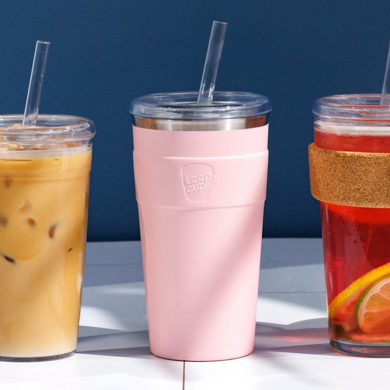 Thumbnail of KeepCup Cold Cup Thermal With Straw Lid - 16Oz/454Ml Stainless Steel Reusable Coffee Cup - Pashmak image