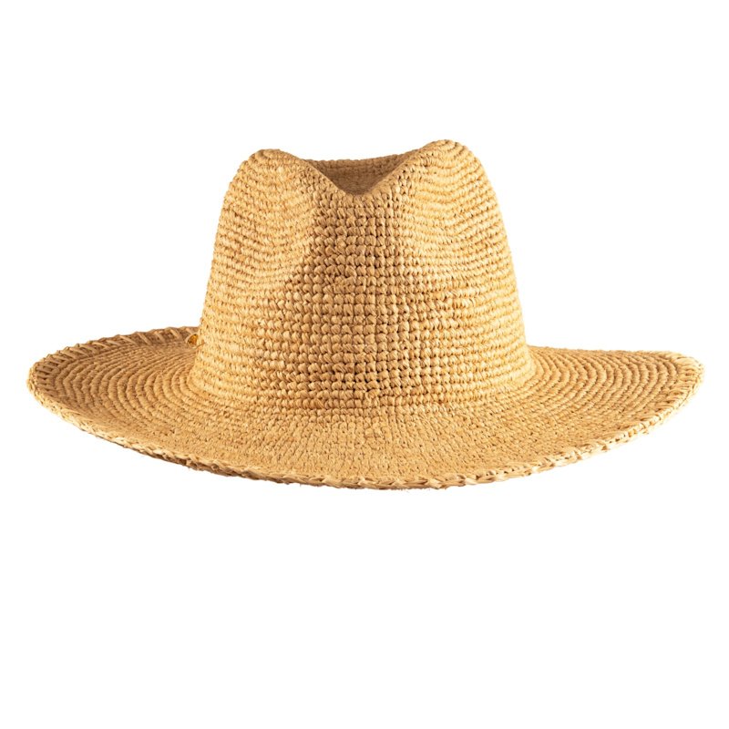 Thumbnail of Colona Natural Straw Fedora Hat image