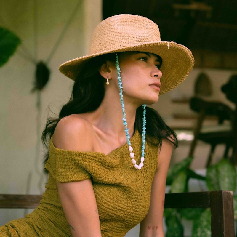 Thumbnail of Colona Natural Straw Fedora Hat image