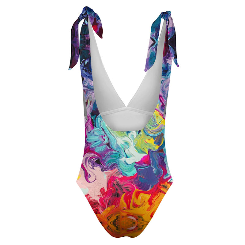 Thumbnail of Colorful Paintjob One Piece Swimsuit image