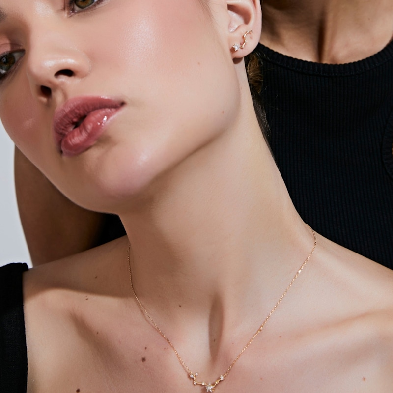 Thumbnail of Constellation Necklace Gold image