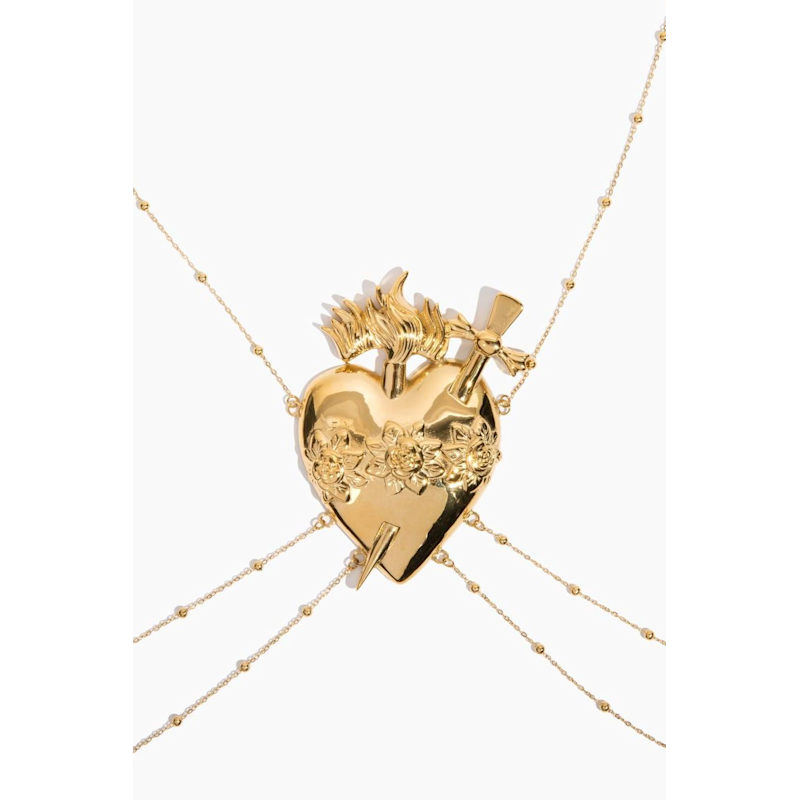 ‘Corazon’ Body Chain | Acqua Pura | Wolf & Badger