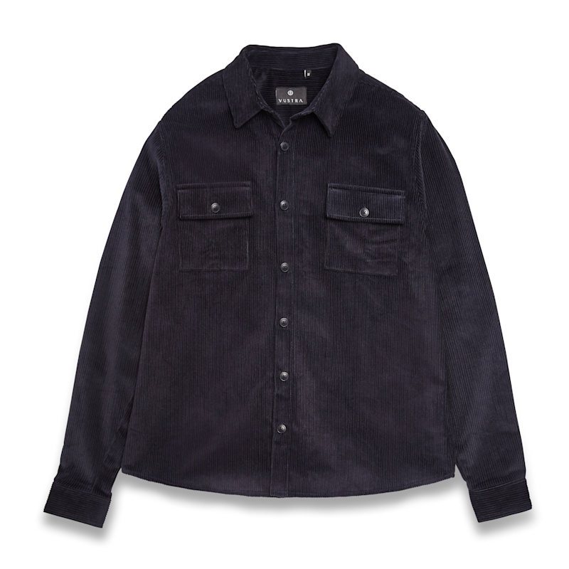 Thumbnail of Corduroy Navy Shacket image