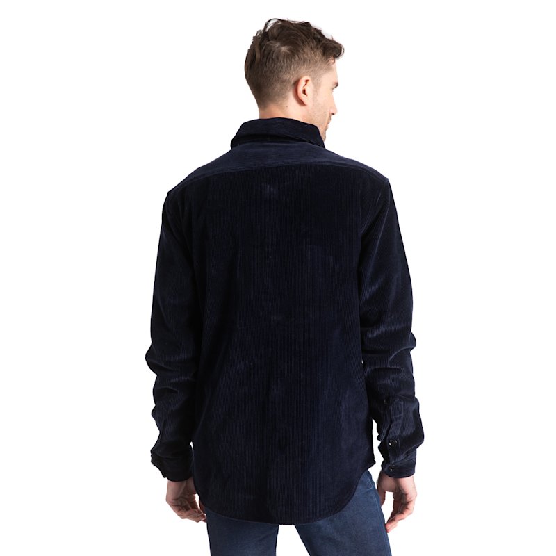 Thumbnail of Corduroy Navy Shacket image