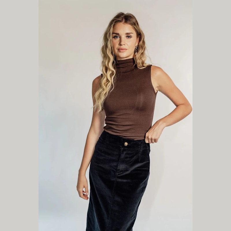 Thumbnail of Corduroy Skirt In Black image