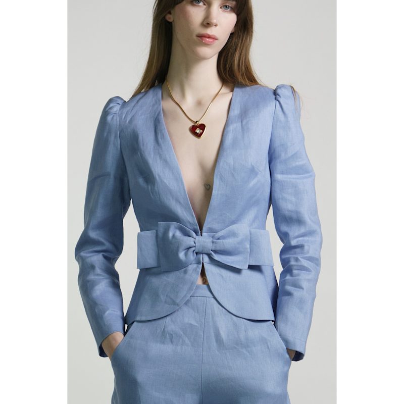 Thumbnail of Cornflower Linen Anais Jacket image