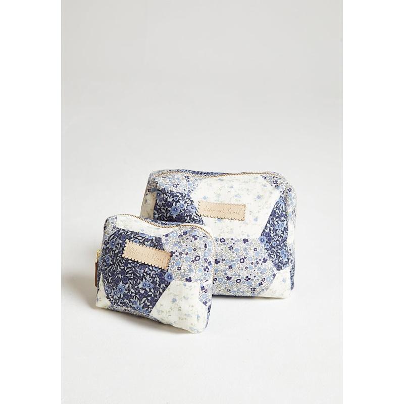 Thumbnail of Cosmetic Bag Aster Patchwork Blue image
