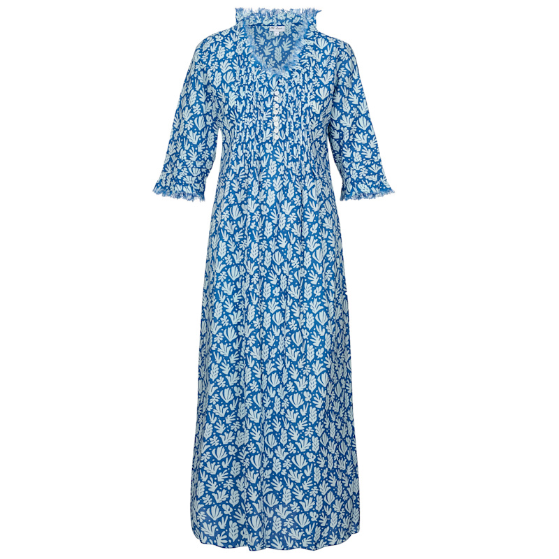 Thumbnail of Cotton Annabel Maxi Dress In Sea Fern image