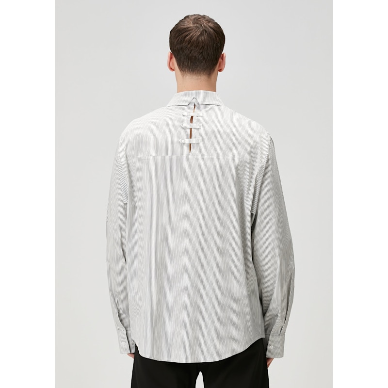 Thumbnail of Cotton Blend Striped Woven Shirt image