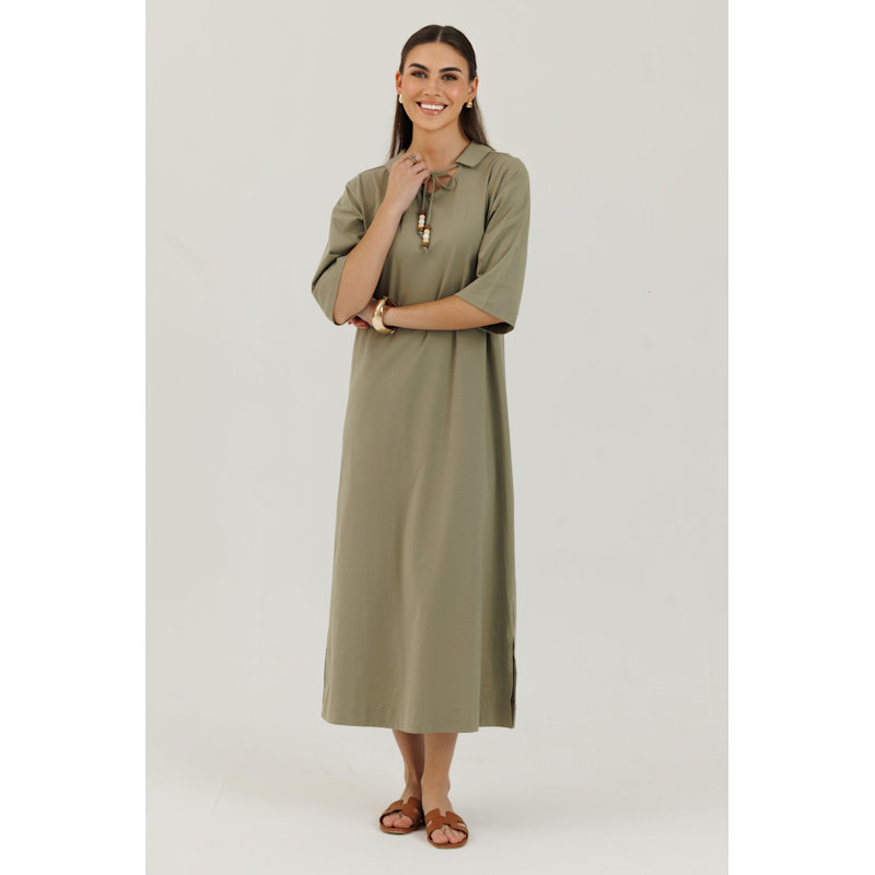 Lou&Up (Formerly Loup Clothing) Cotton Charm Dress - Green
