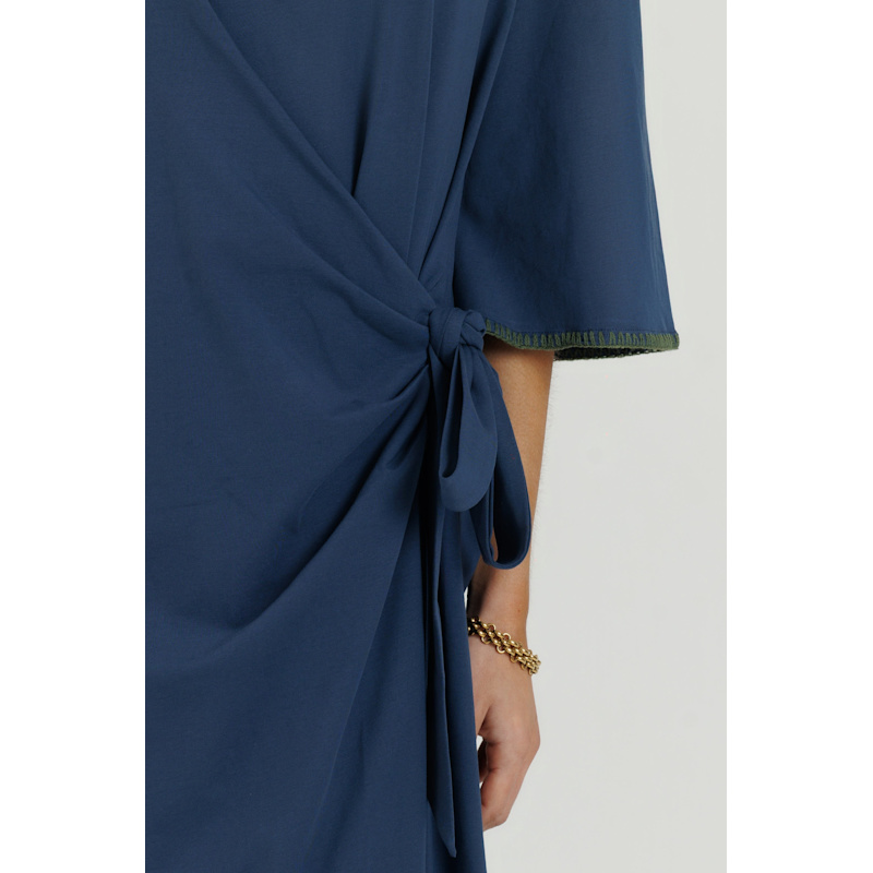 Thumbnail of Cotton Stitch Dress Navy image