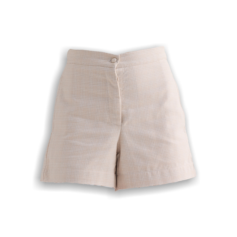 Thumbnail of Cotton Tweed Shorts In Cream image