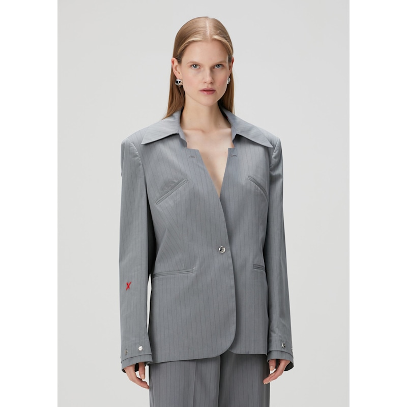 Thumbnail of Cotton Woven Jacket - Gray image