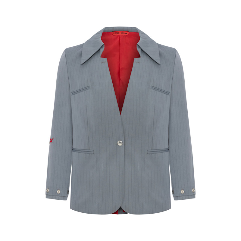 Thumbnail of Cotton Woven Jacket - Gray image