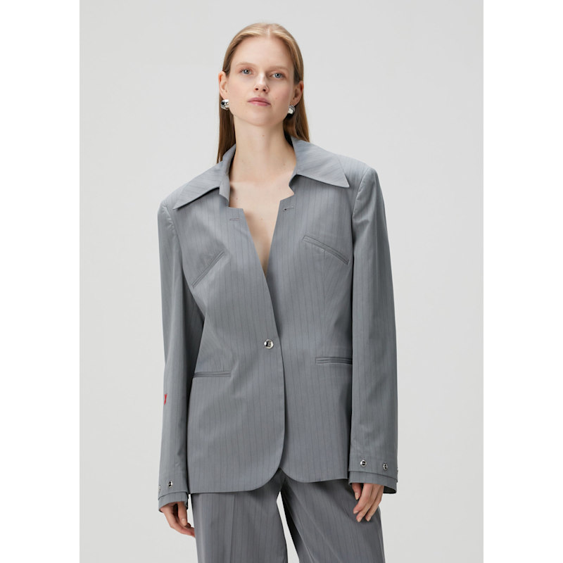 Thumbnail of Cotton Woven Jacket - Gray image