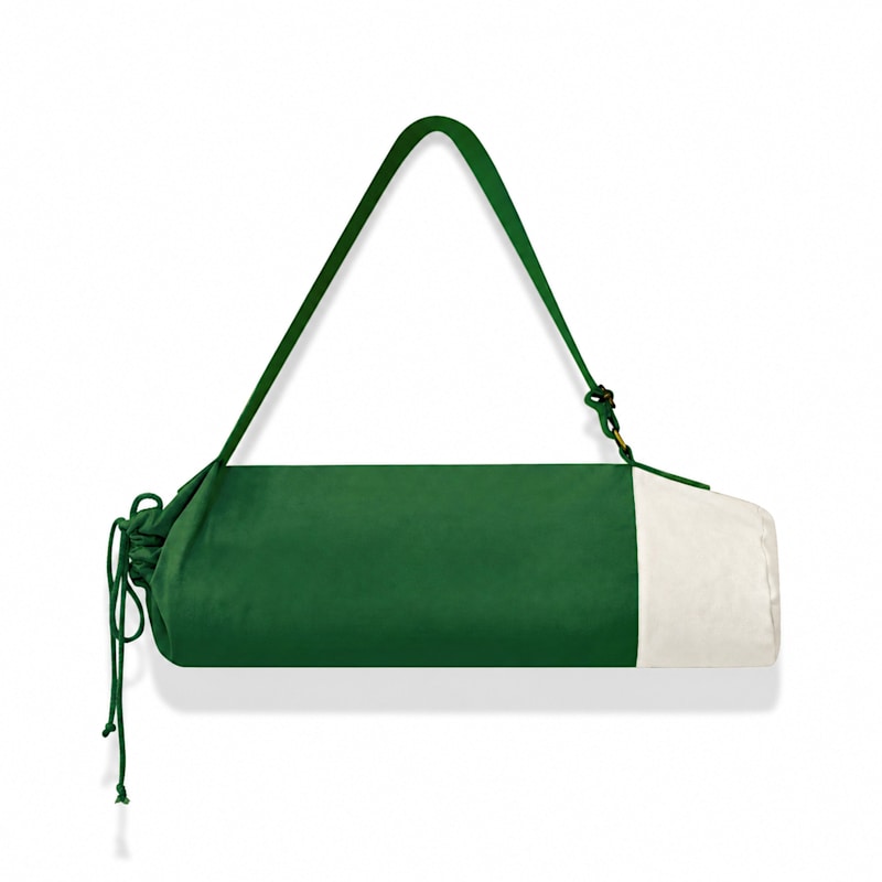 Thumbnail of Cotton Yoga Bag With Adjustable Strap - Green image