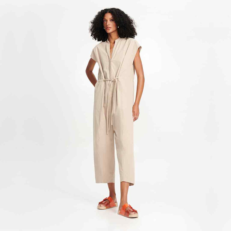 Thumbnail of Cozy Slide - Beige, Orange image