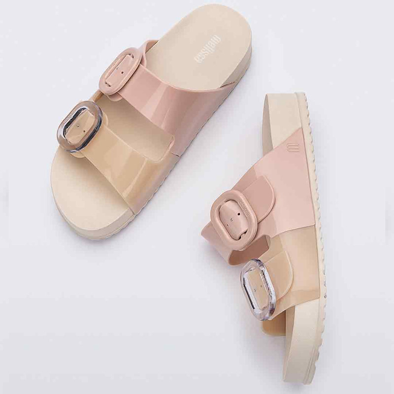 Thumbnail of Cozy Slide - Beige, Pink image
