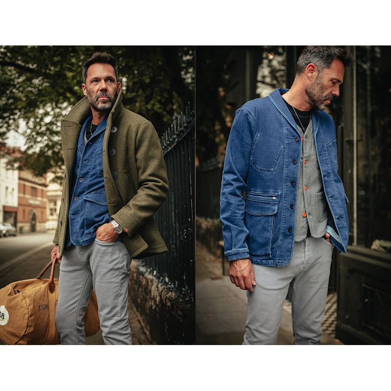 Thumbnail of Crafter Indigo Wash Chore Jacket image