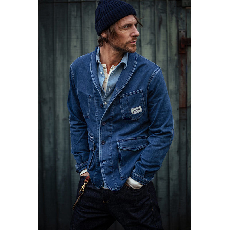 Thumbnail of Crafter Indigo Wash Chore Jacket image